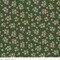 Fabric Riley Blake Barn Forest Floral Mistletoe & Holly by the Quarter Yard C16405-FOREST